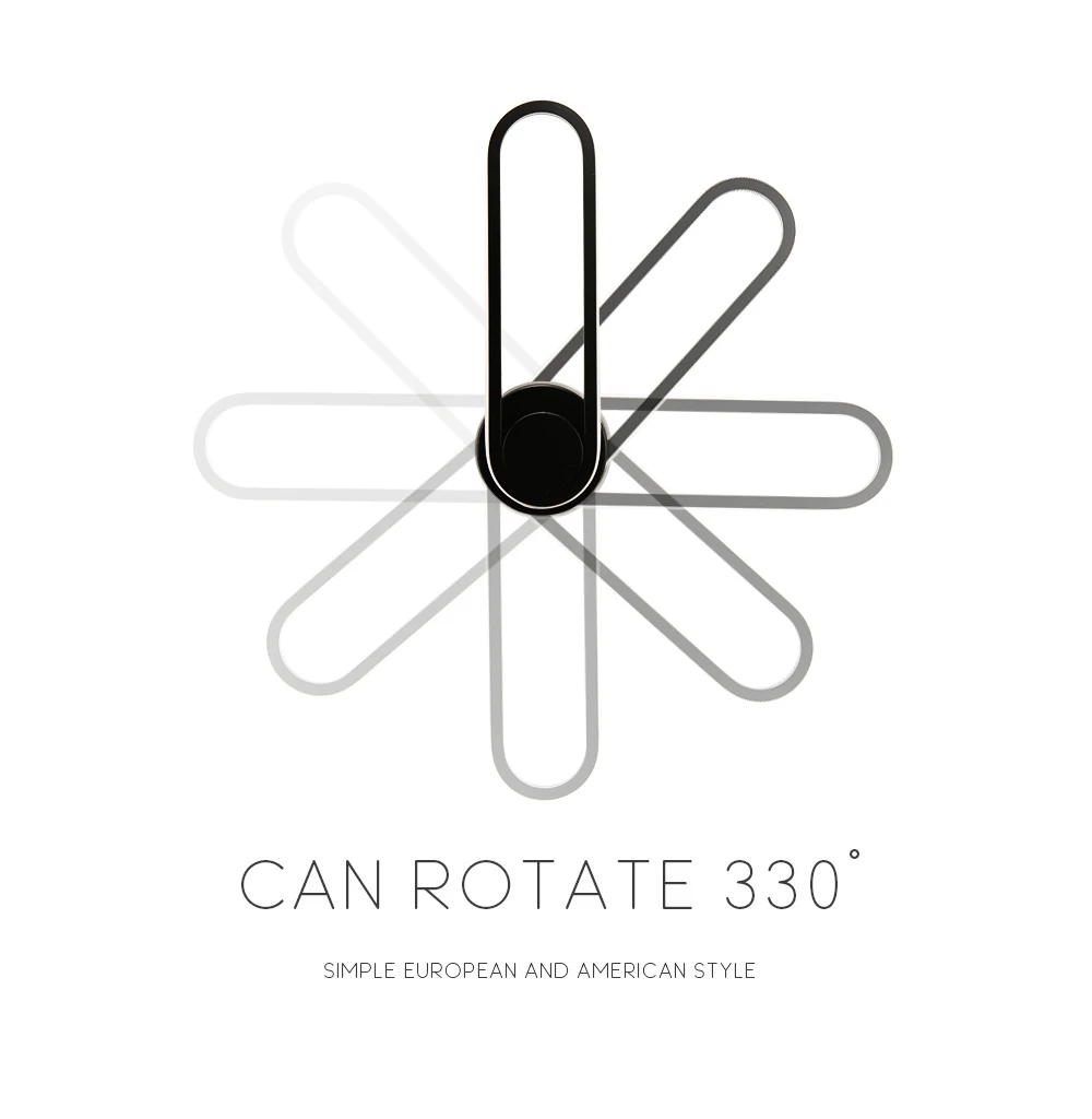 

Modern Bedroom Bedside Decor Wall Lamps 330 Rotation Dimmable Nordic Style Living Room Sconce Indoor Lighting Iron Wall Lights