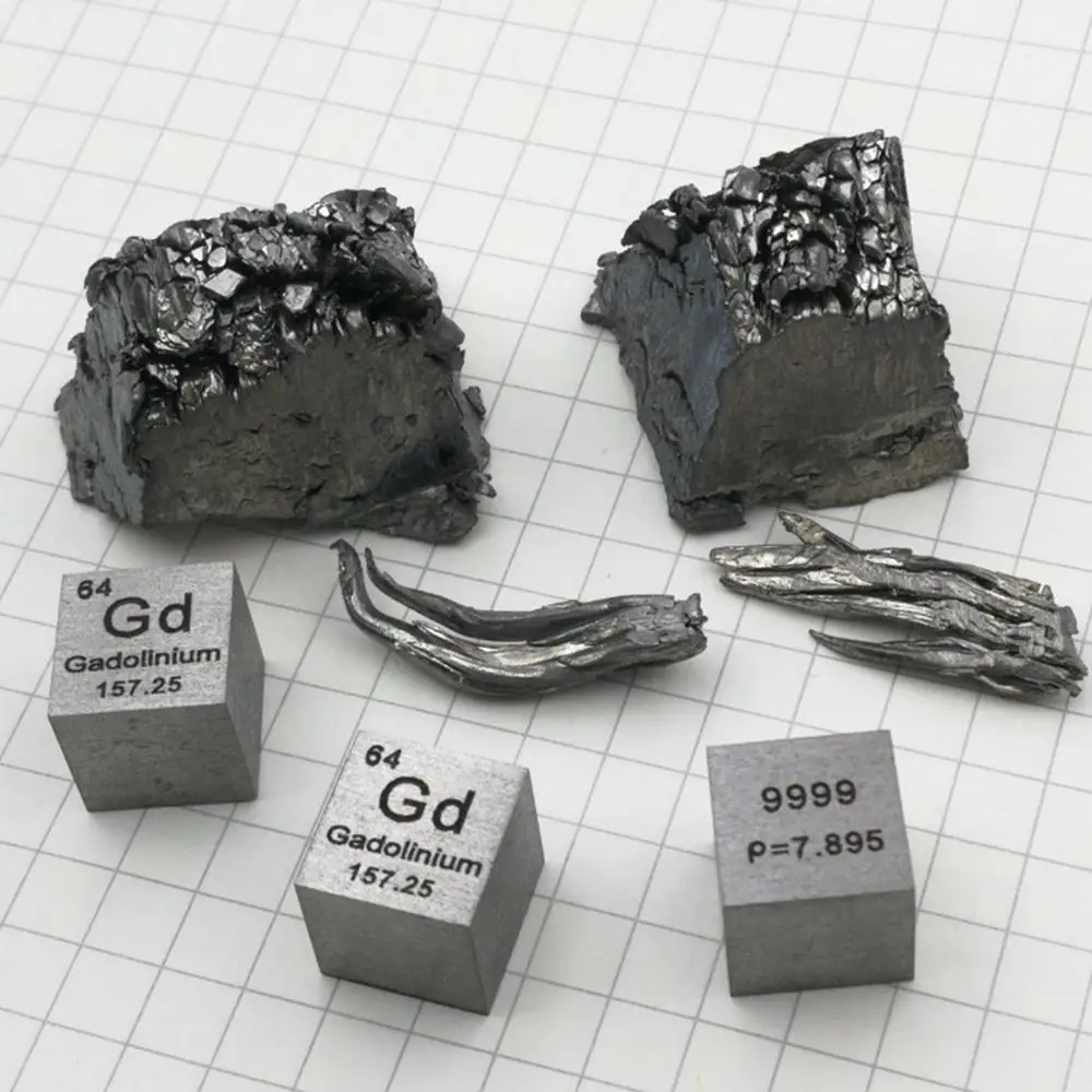 

Gadolinium Metal 10mm Density Cube 99.99% Pure for Element Collection