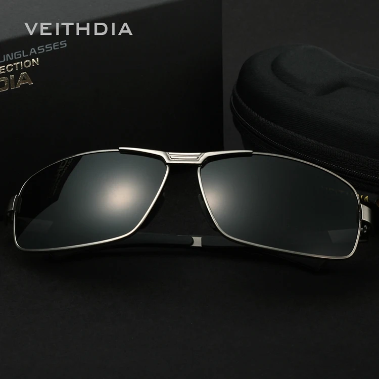Бренд VEITHDIA мужские солнцезащитные очки поляризационные oculos de sol masculino аксессуары