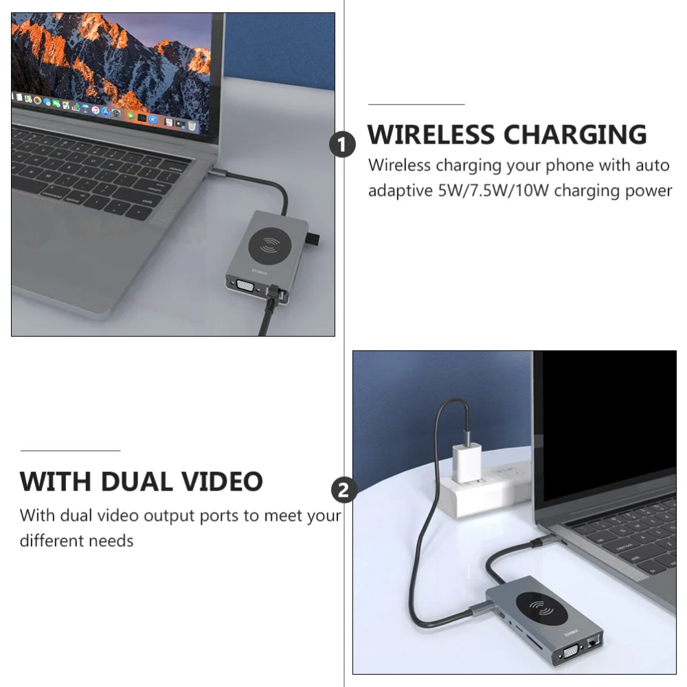 

USB Type-C Hub Expansion Transfer Adapter Multi-Port Hub Computer Accessories