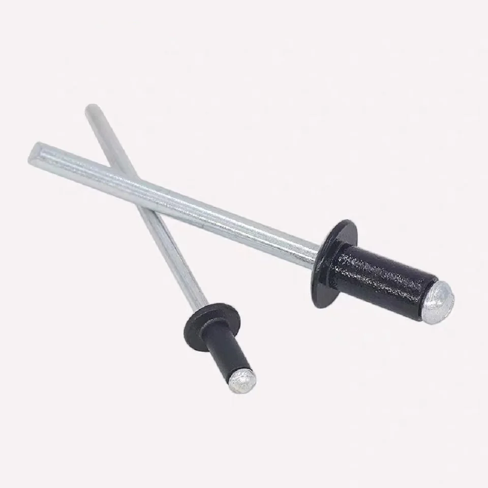 

20/50Pcs M2.4 M3.2 M4 M5 Black Aluminium Blind Rivets Nail Decoration Pop Rivets For Furniture