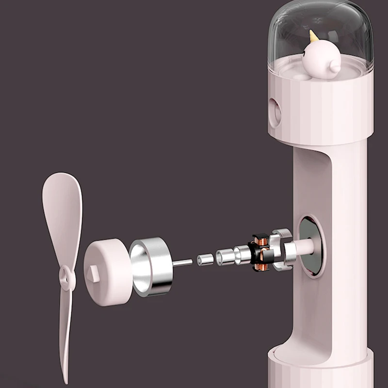 -Мини портативный вентилятор 3 скорости милый мультяшный USB воздушный охладитель