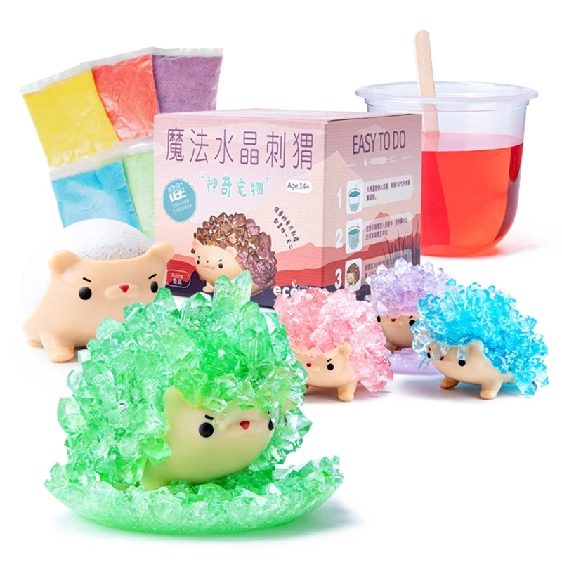 

Realistic Crystal Hedgehog Play Toy Scientific Creative Children’s Gift