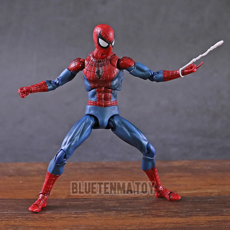 Marvel Человек паук Mafex 075 Удивительный комикс Ver шарниры подвижная фигурка модели