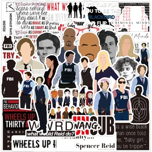 103050pcs tv show criminal minds stickers laptop diy motorcycle luggage phone guitar skateboard cool sticker decals kid toys free global shipping