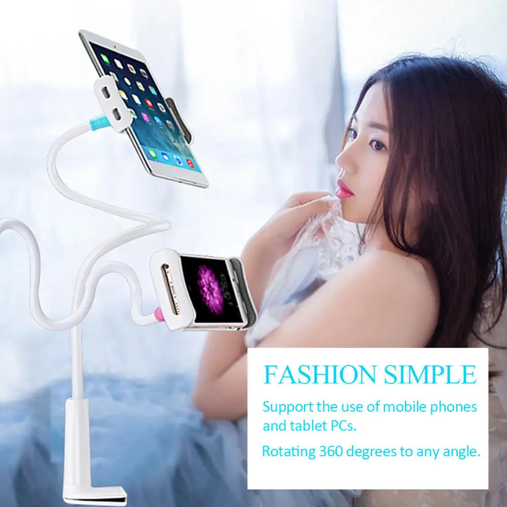 

Cell Phone Holder Universal Flexible Long Arms Mobile Phone Holder Desktop Bed Lazy Bracket Mobile Stand Support for IPad