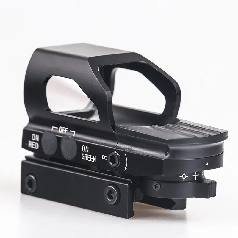 

Tactical Reflex 20mm Rail Riflescope Hunting Optics Holographic Red Dot Sight 4 Reticle Tactical Scope Collimator Sight