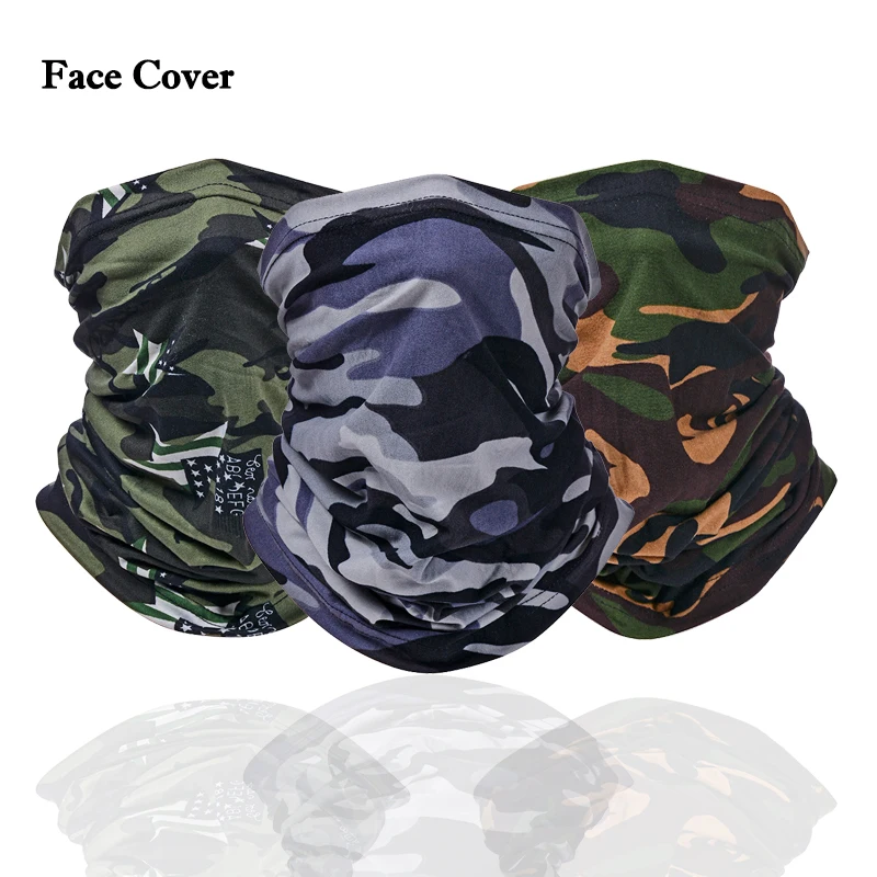 

3d Seamless Magic Headband Camouflage Neck Gaiter Face Cover Headwear Outdoor Balaclava Bandana Uv Protection Biker Cover Scarf