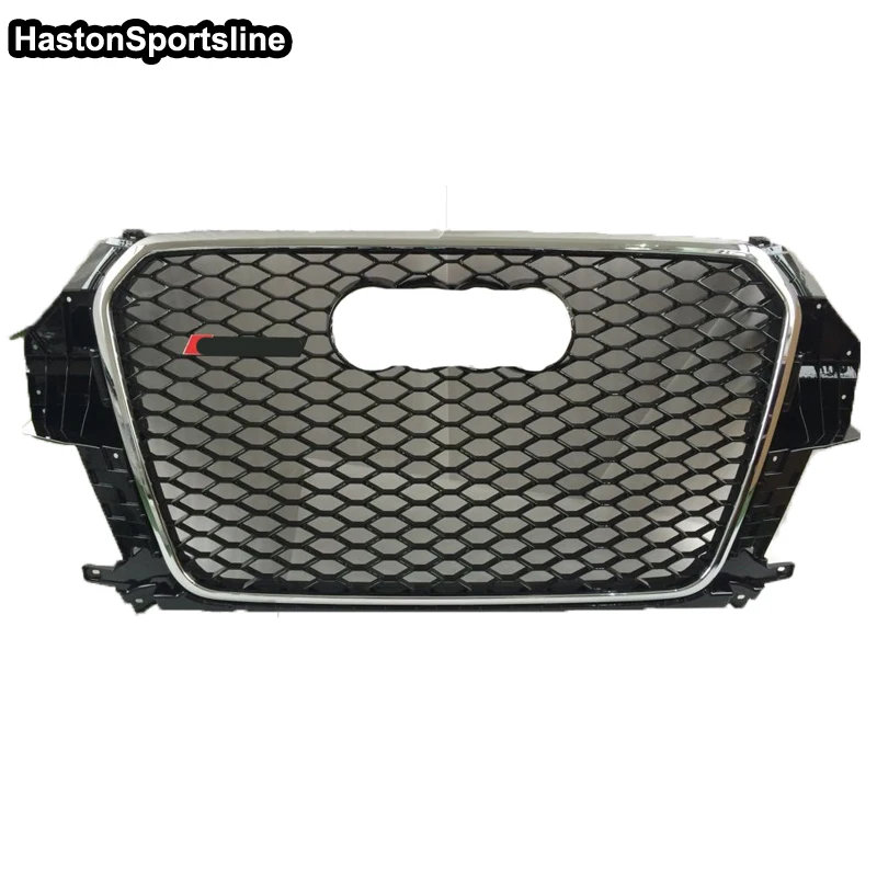 

Q3 Front Sport Honeycomb Hood Grill for Audi Q3 SQ3 Sline 2013-2015 Car Styling Accessories