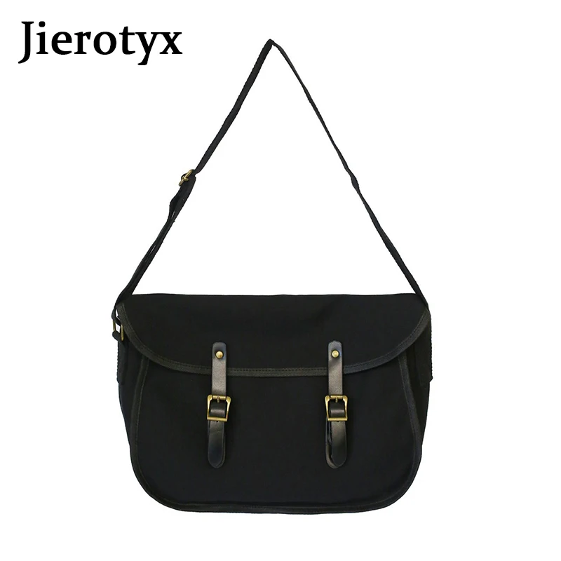 

JIEROTYX Fashion 2020 New Women Bags Crossbody Bag Casual Solid Chic Messenger Shoulder Bags Canvas Female Crossbody Bags Sac