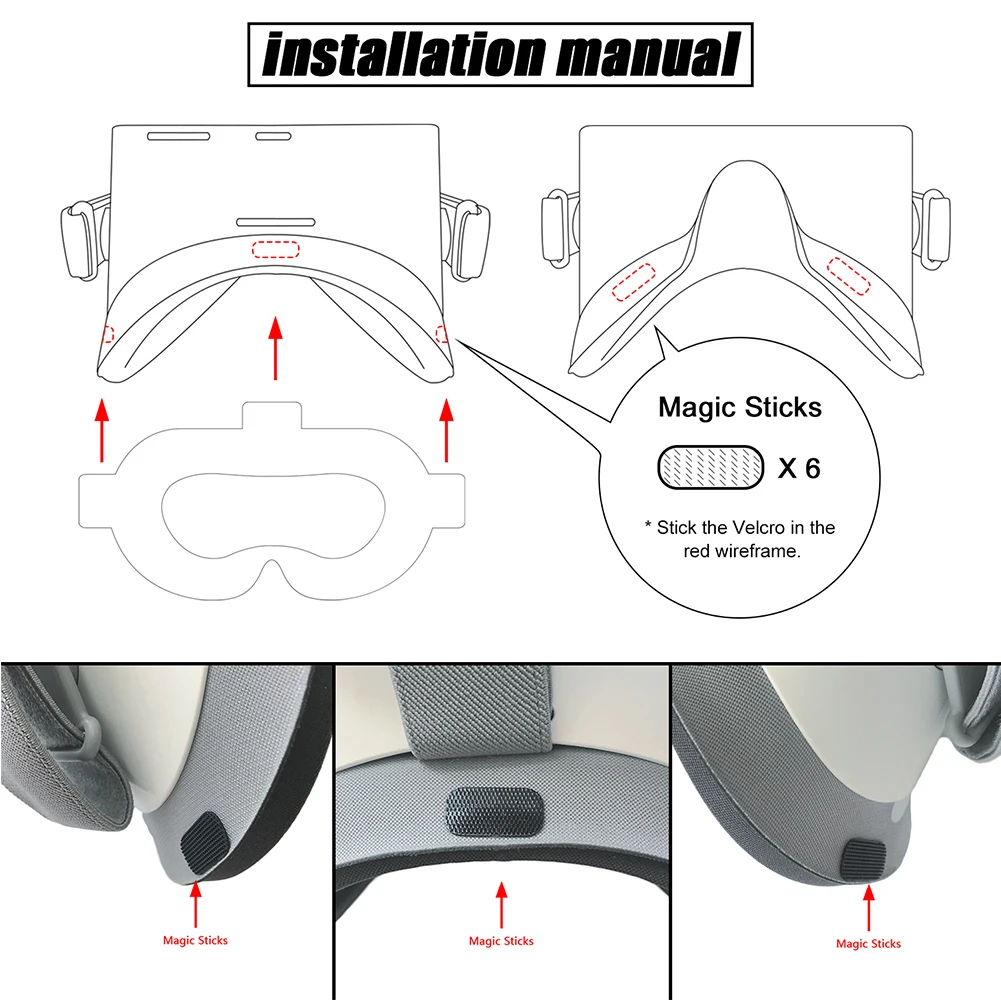 

100pcs Aid VR Eye Cover Breathable Universal Disposable Hygiene Non Woven Protective Sweat Absorbing Glasses For Oculus Quest Go