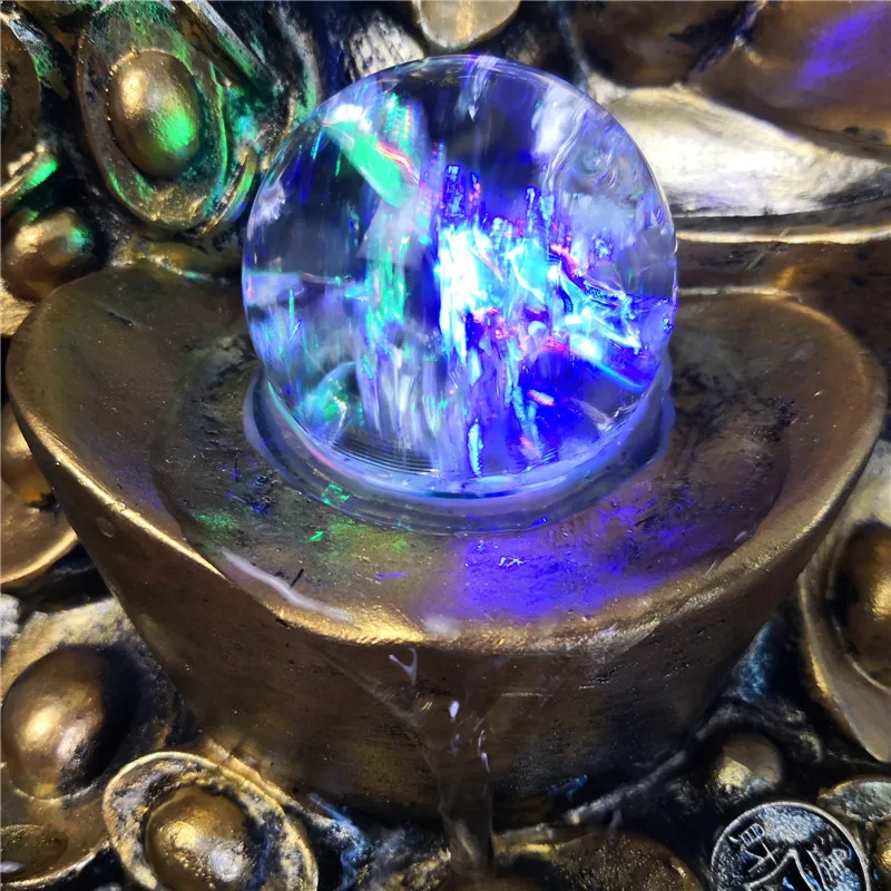 Креативная статуя Будды Maitreya с лотосом водяного фонтана поделки полимерный