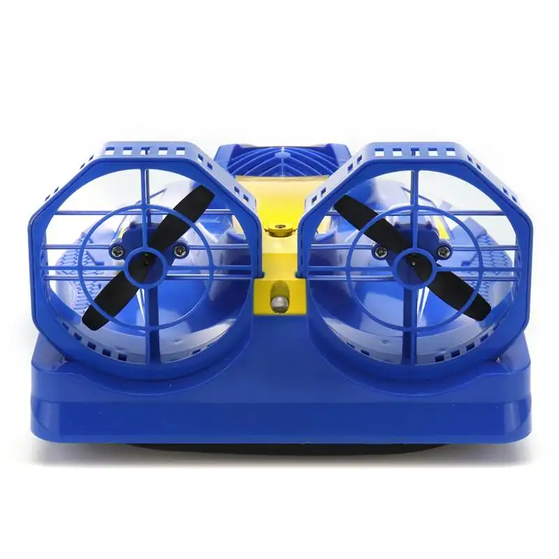 

TKKJ RC Boat A1 2.4G 4CH RC Control Toy Twin-propeller Hovercraft EP Amphibious Toy Boat with Double Motors RTR Model for Kids