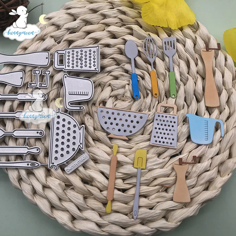 Bunnymoon кухонная утварь 3D подарок прошитый DIY Скрапбукинг штампы ремесло тиснение