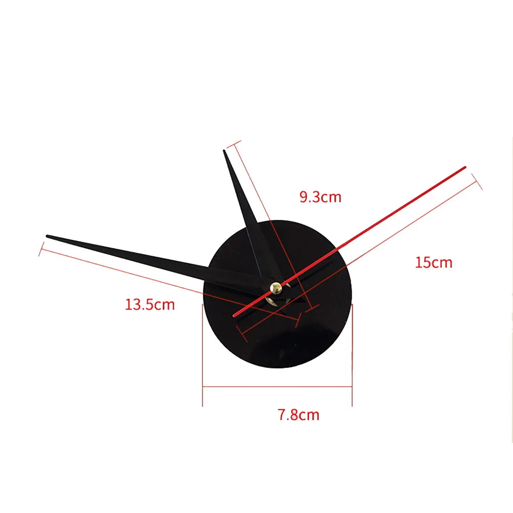

Faroot DIY Wall Clock 3D Modern Frameless Wall Clock Decorative Sticker for Living Room Bedroom Office Decor