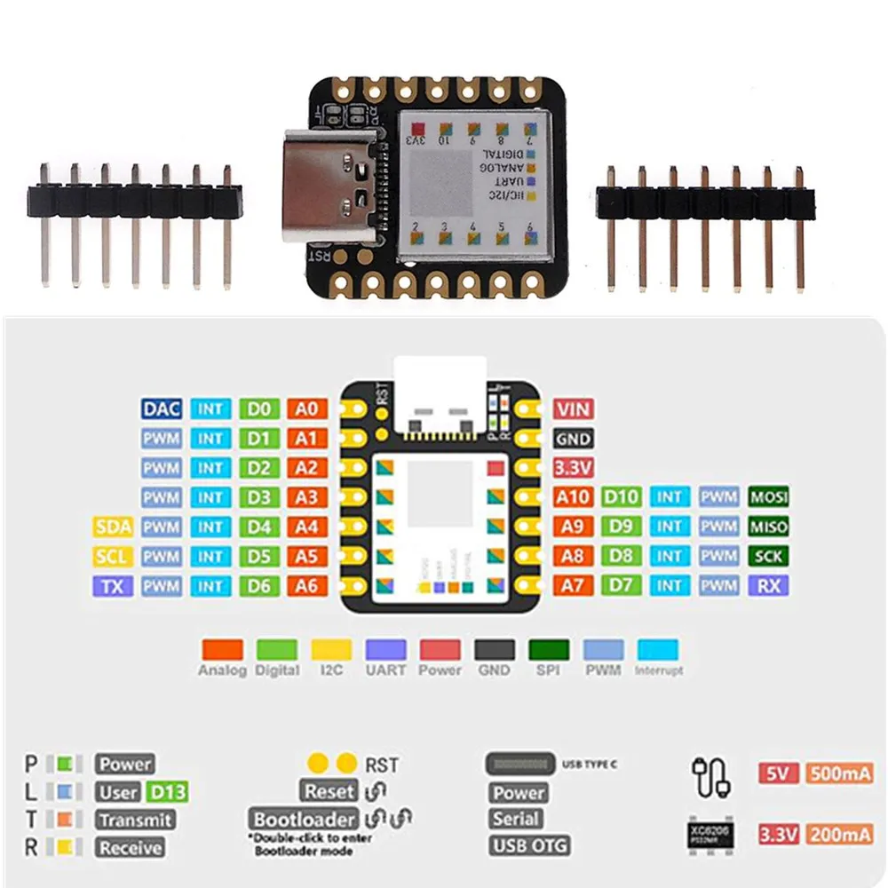 Макетная плата XIAO для микроконтроллера arm pro mini ультрамаленького размера