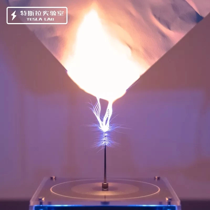 

10CM Flat Bluetooth-compatible Music Tesla Coil High Frequency and High Voltage Pulse Test Device