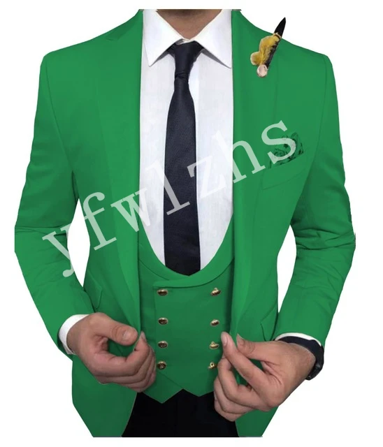 

Новое поступление, мужские смокинги для жениха на одной пуговице с пиковым отворотом, мужские костюмы для свадьбы/выпускного, блейзер (пидж...