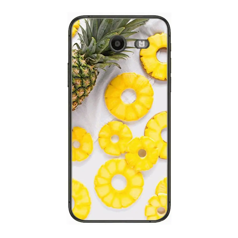 

Fruit pineapple Case Phone Case Hull For Samsung Galaxy J 4 3 5 6 7 8 EU 2018 Plus 2017 Black Shell Art Cell Cover TPU