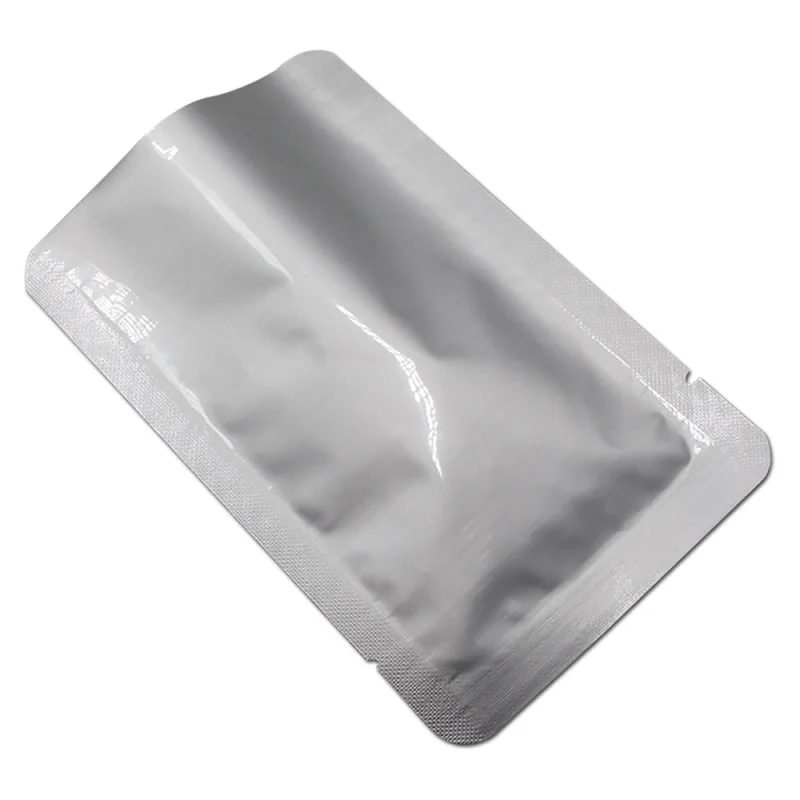 

1000Pcs Flat Top Pure Aluminum Foil Heat Sealing Sundries Pouches Vacuum Mylar Heat Sealing Nuts Bean Food Storage Bag