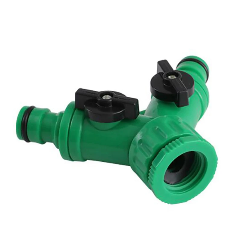 

Garden Hose Splitter 2 Way Y shape Connector Hose Adapter Gardening Supplies L5