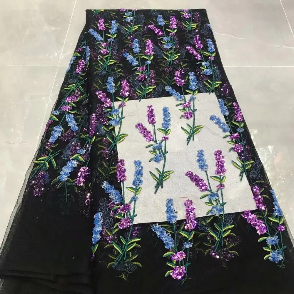 Африканская кружевная ткань 2018 высокое качество кружева 3D цветок красивая