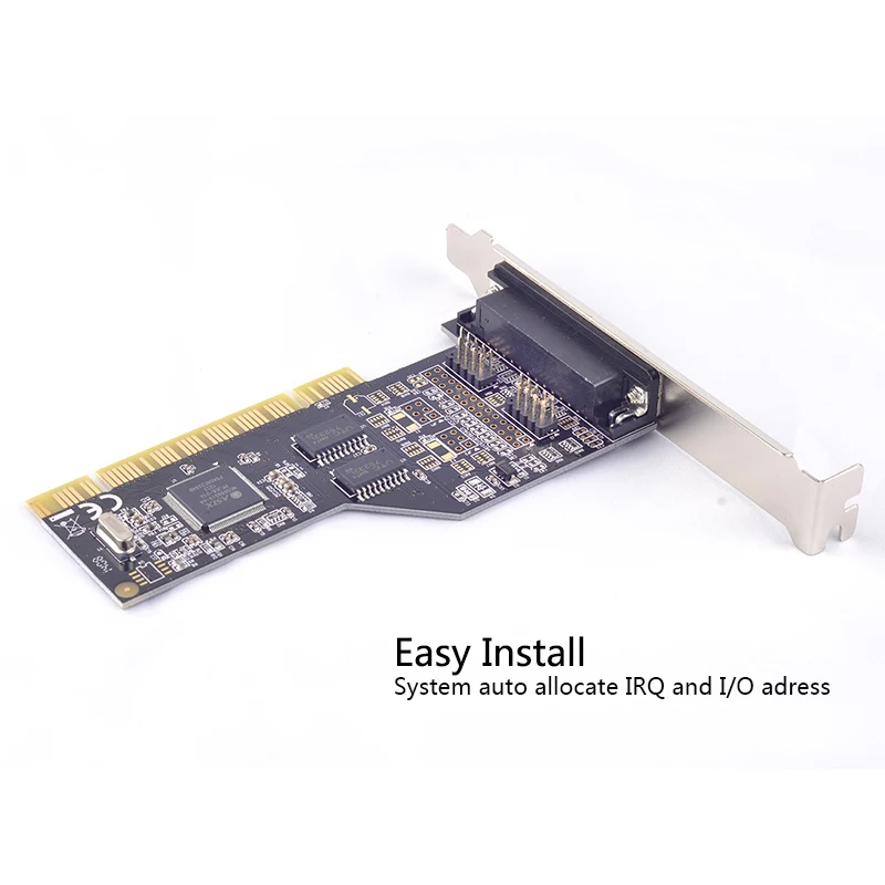 Последовательный параллельный адаптер PCI 2 порта DB9 RS232 DB25 25-контактный кабель