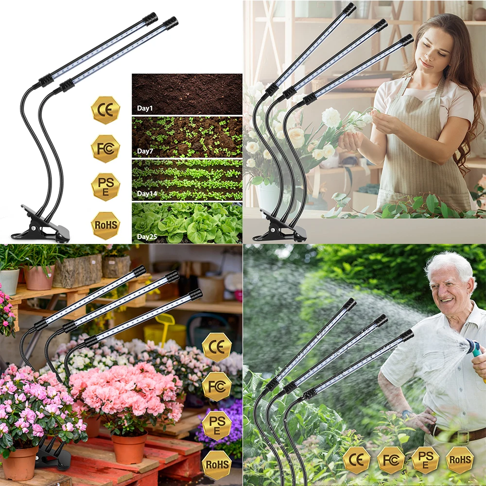 

LED Grow Light Full Spectrum Fitolampy USB 3 Modes Phyto GrowthTent Lamp for Indoor Plants Seedlings Flower Fitolamp Grow Box