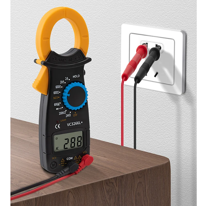 

Ручной мультиметр-зажим, цифровой инструмент для тестирования цепи, портативная электрическая схема для тестирования домашней цепи