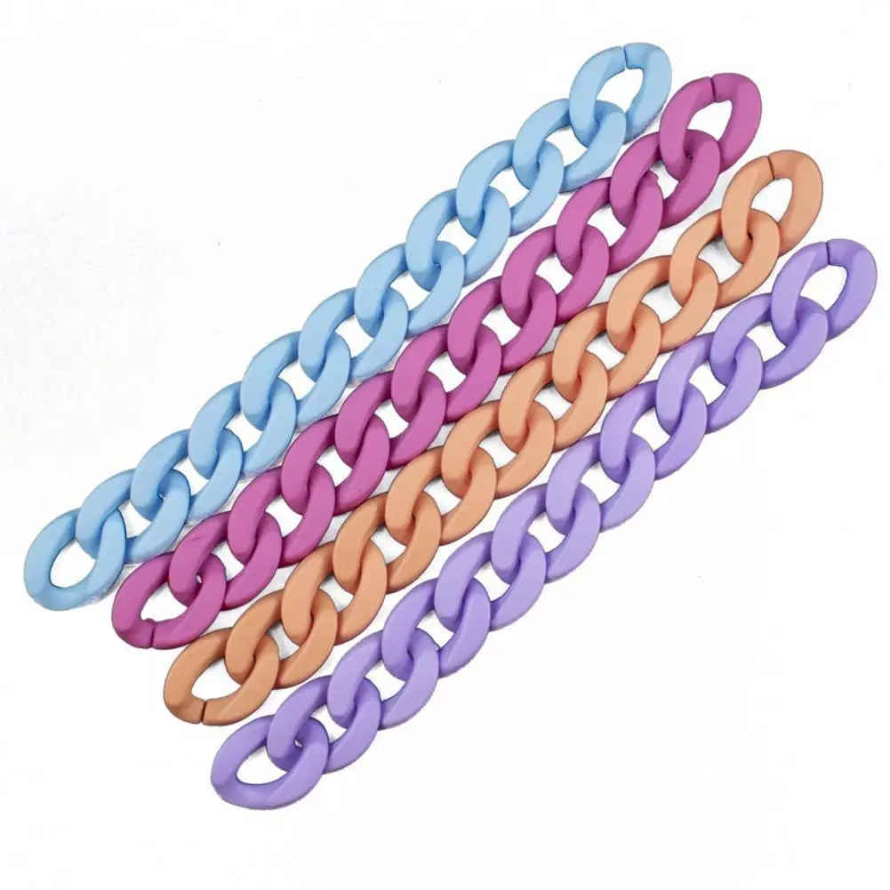 

100 шт. прочные красочные цепи витой в собранном виде деталей акриловая сумка кулон ювелирные изделия пряжки "сделай сам" принадлежности для ...