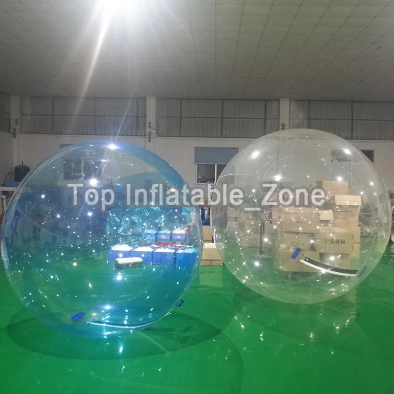 

2M Diameter Water Walking Ball For Human Go Inside Clear Water Zorb Ball With Zipper Transparent Dancing Wall/Hamster Ball
