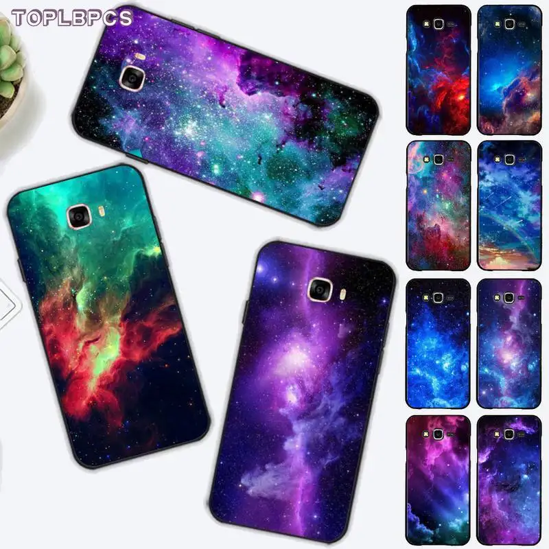 TOPLBPCS pace для galaxy universe Star Dark мягкий чехол телефона Samsung J4 plus J2prime J5 J6 2016 J7 8 core