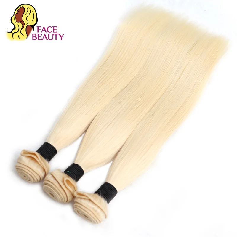 Блонд Facebeauty 1B 613 с Омбре Плетеный Уток 8 28 дюймов Remy бразильские прямые