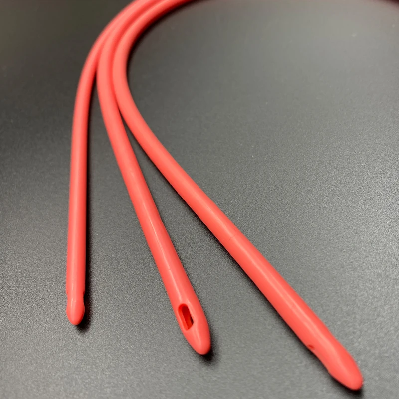 1 шт. Медицинский красный катетер 100% латексный урологический foley одноразовые