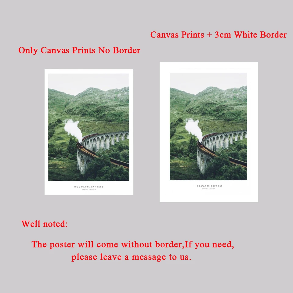 Плакаты и принты природы трава плакат Хогвартс Экспресс настенное искусство