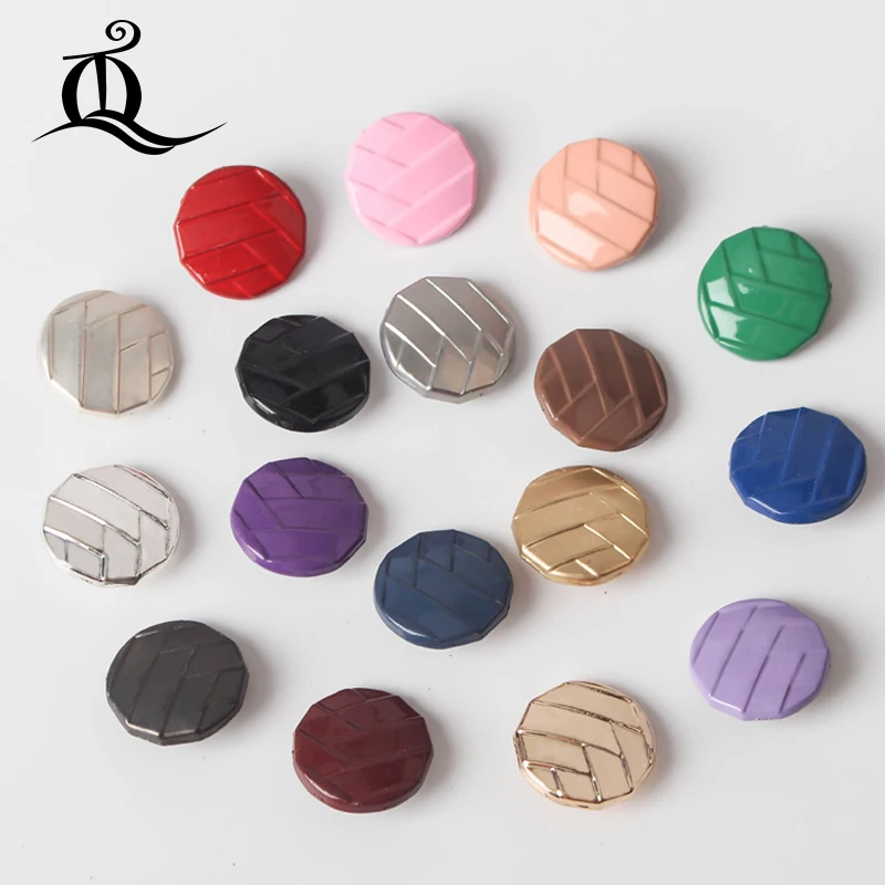 1 шт. 22 мм Роскошные металлические пуговицы высокого класса 17 цветов модные