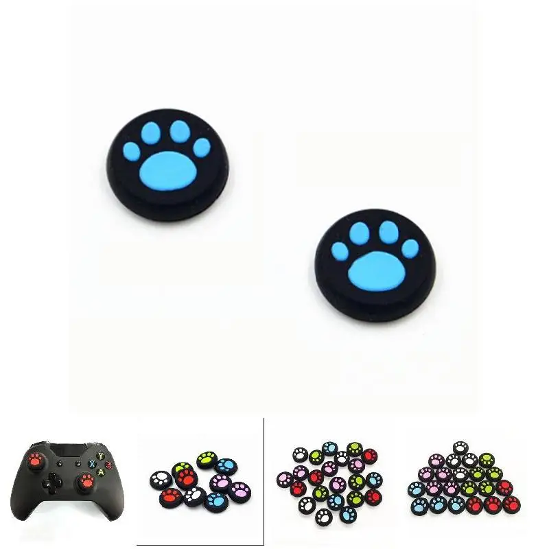 Высокое качество 2 шт силиконовый Catlike джойстик большой палец ручка Крышка для PS3