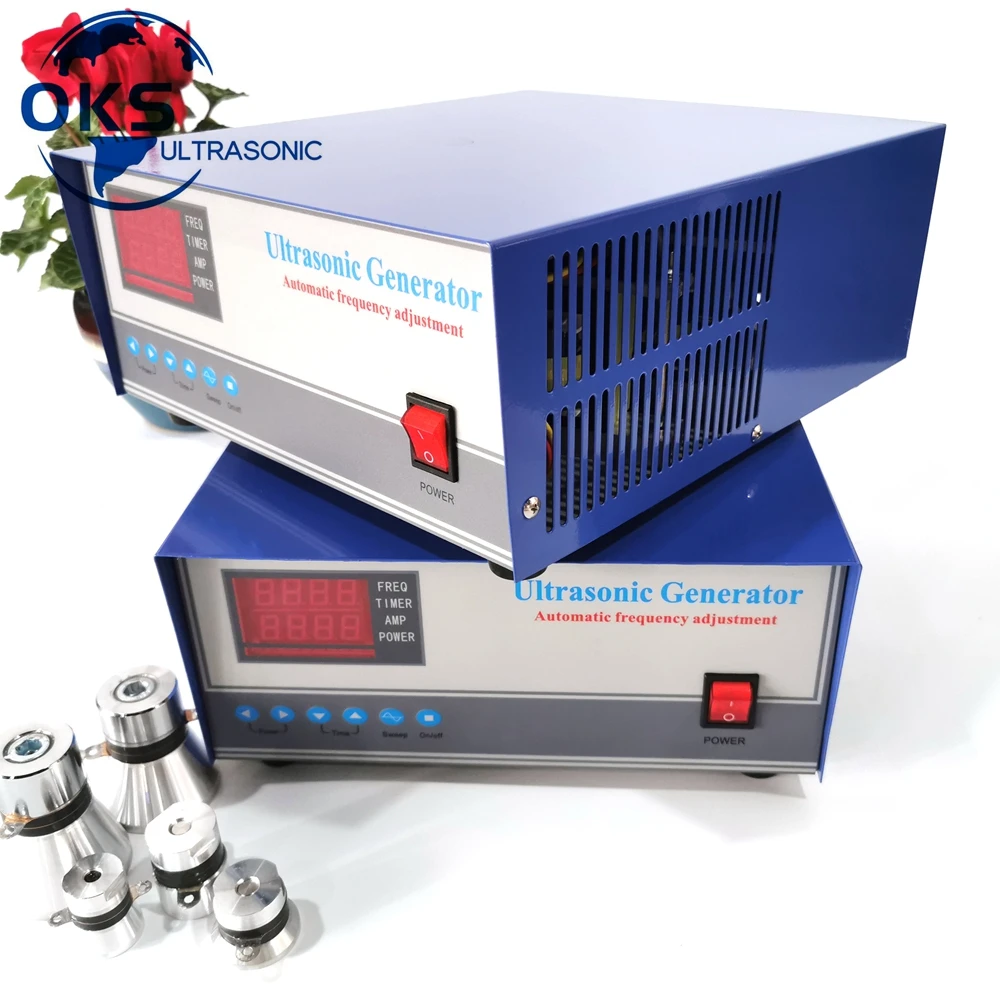 

1500w 25khz 40khz Ultrasonic Sweep Frequency Generator For Spare Engine Parts Bearing Suite Cleaning