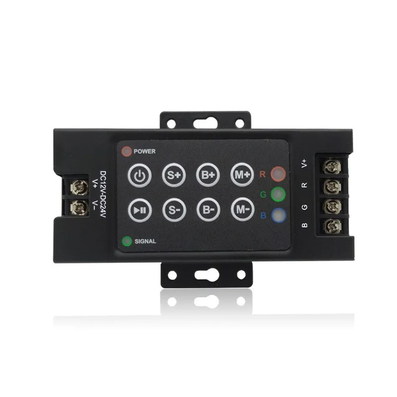 DC12V-24V Led RF 8 клавишный RGB контроллер Диммер сенсорный переключатель для