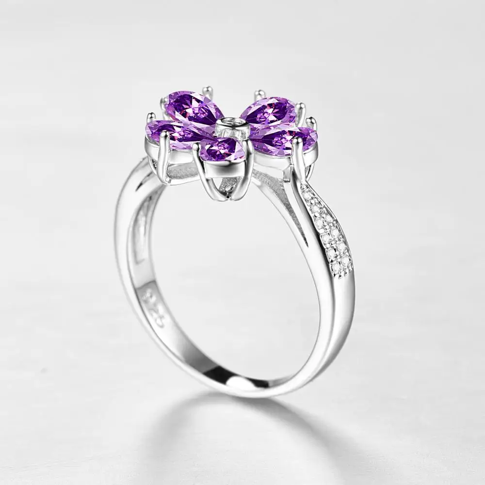 Модные дизайнерские кольца Jrose из серебра 925 пробы для женщин подарок обручальные