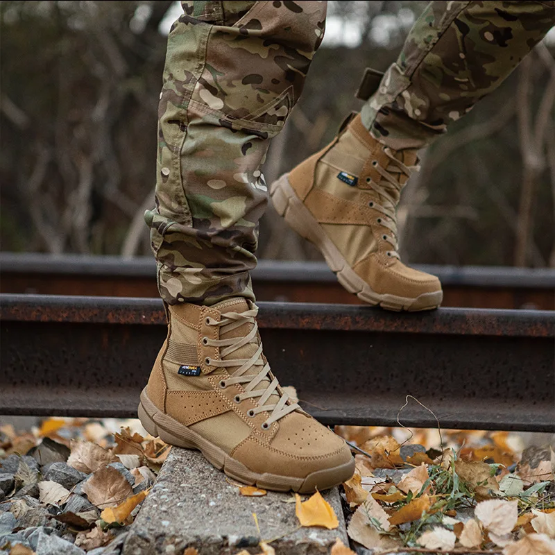 

2021 уличные тактические военные мужские ботинки для пустыни средней длины, походная обувь специального назначения, ботильоны