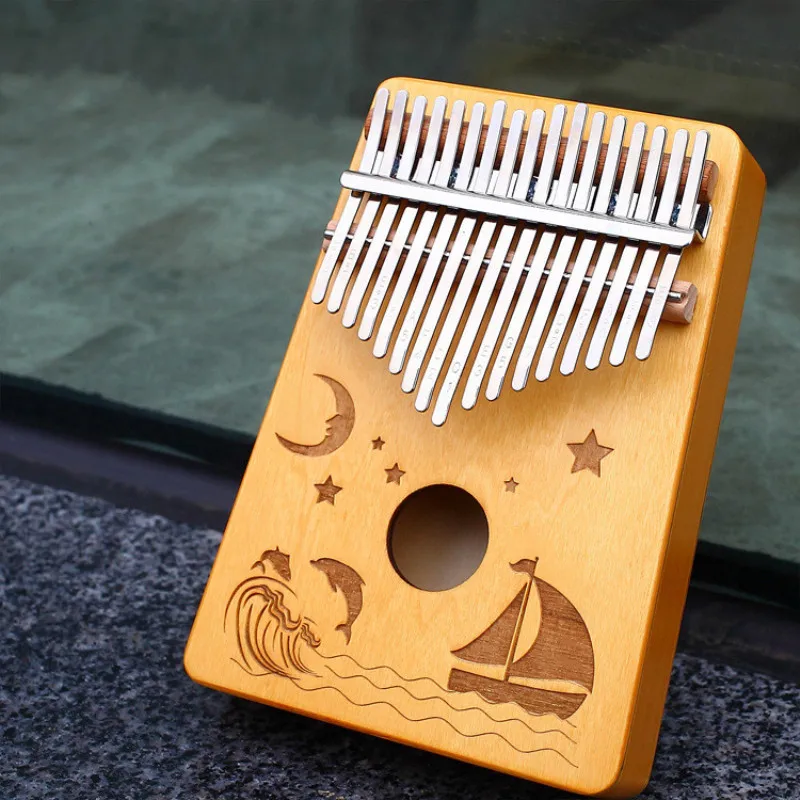 17 клавишным палец калимба Mbira санза пианино для больших пальцев карманного
