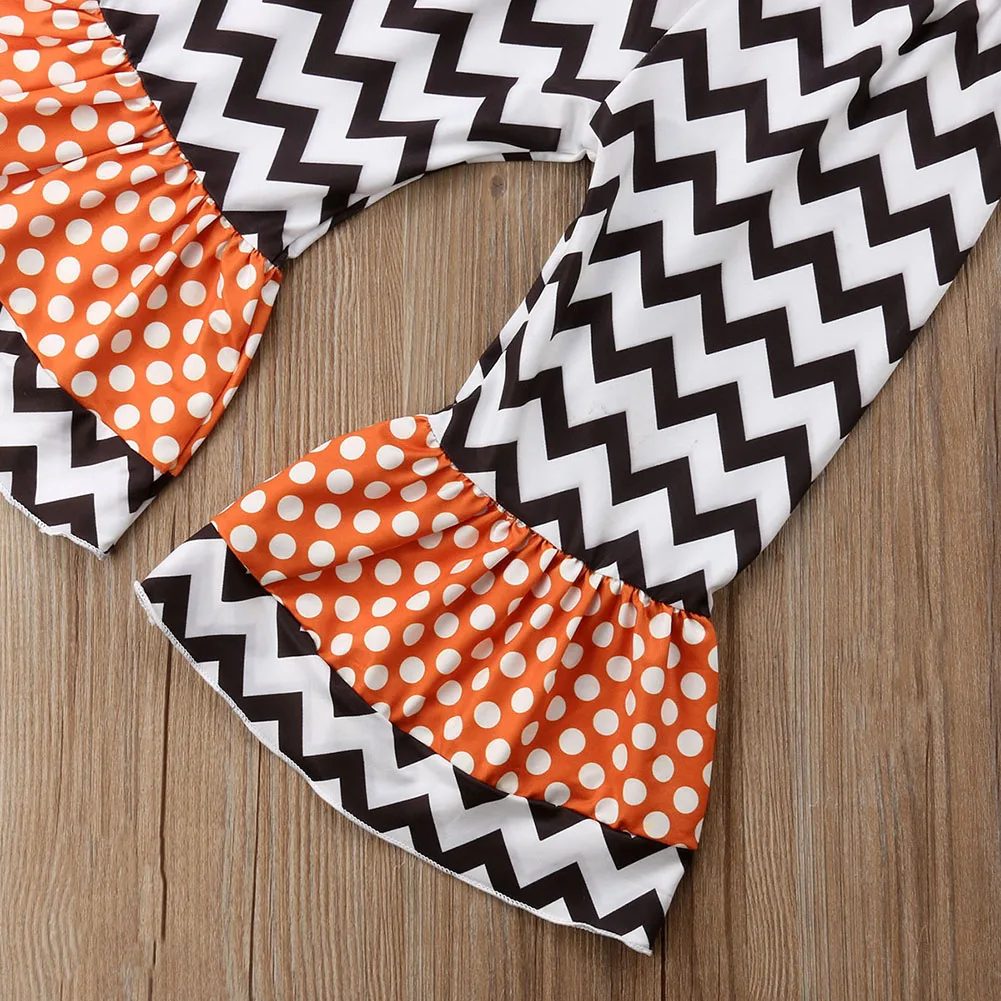 Наряд на Хэллоуин для маленьких девочек Милый топ с длинными рукавами