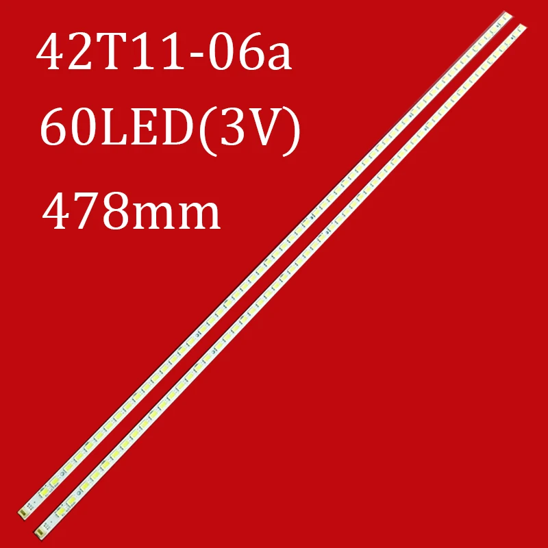 

5set=10pcs LED Backlight strip for LG 42LV3550 42LV5500 42P21FBD 42T11-06a 74.42T13.001-0-CS1 T420HW08 V.5 74.42TB3.001-1-SHI