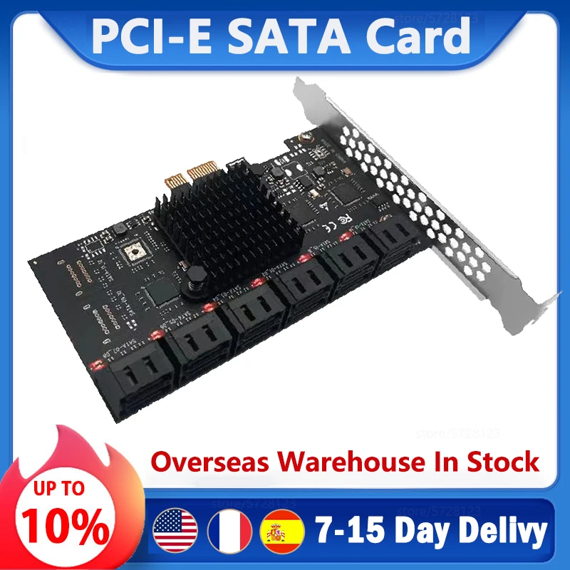 

Плата расширения PCI Express на портов с портом s SATA 3, контроллер PCI-E SATA, PCIE 1X на SATA3, 6 Гб адаптер, плата расширения для HDD SSD