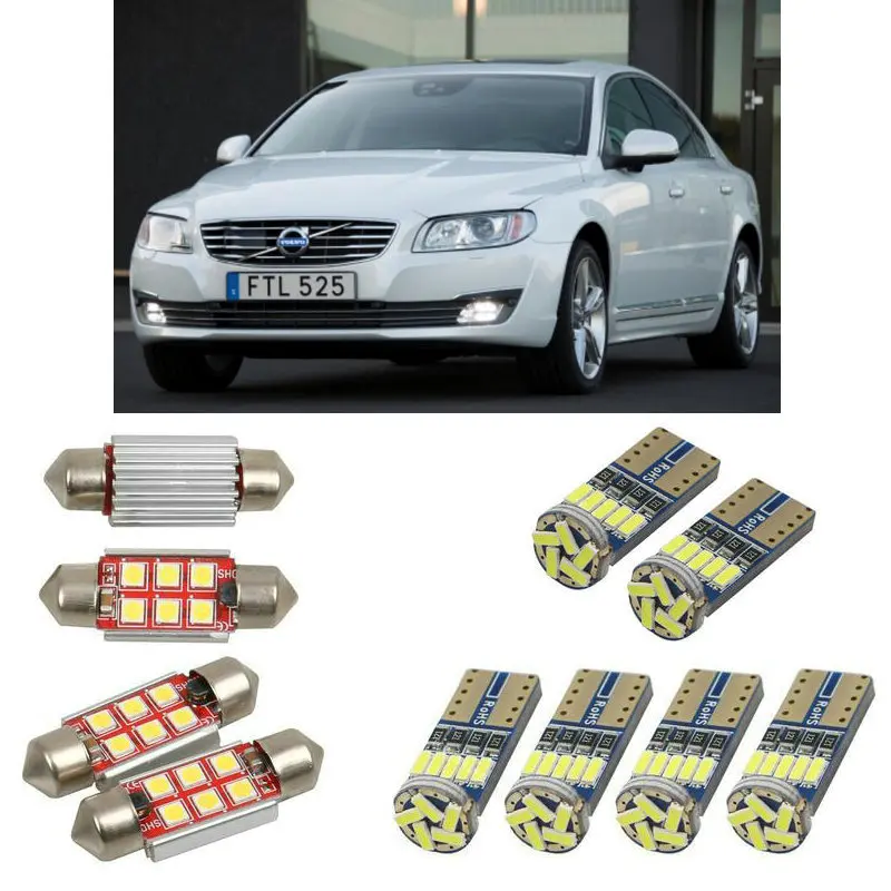 

Светильник для volvo s80 mk2 124 седан, автомобильные аксессуары, освесветильник номерного знака, светильник шт.