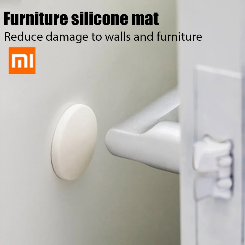 Силиконовая Противоударная прокладка XIAOMI Mijia10PC для дома прочная клейкая дверная