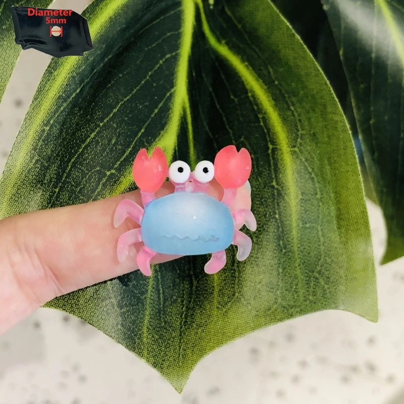 6 шт. милые полимерные Мультяшные фотообои рыбы краб осьминог панда пчела божья