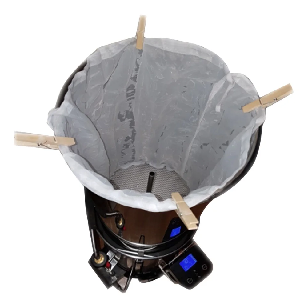 Home Reusable Drawstring 100 Mesh Wine Beer Juice Coffee Brew Filter cloth Bag Pouch colander | Дом и сад