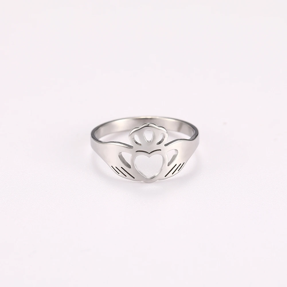 Кольцо женское из нержавеющей стали в форме короны | Украшения и аксессуары